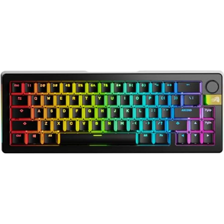 Glorious GMMK 3 Pro HE Wireless 65 % Custom Gaming-Tastatur - Pre-Built, ANSI (US), Fox HE Switches, schwarz – Bild 10