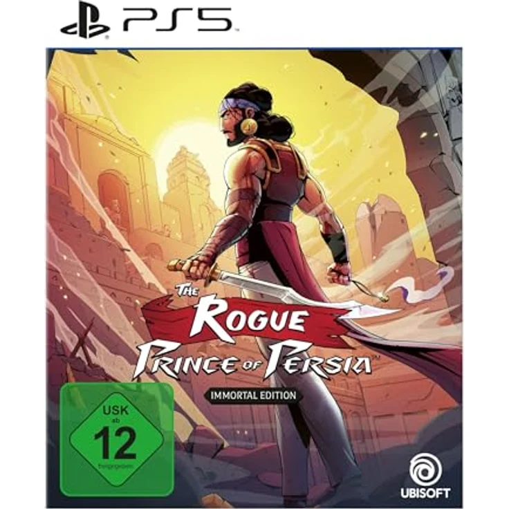 U & I Entertainment Limited The Rogue Prince of Persia: Immortal Edition - PS5, Steelbook mit 3 Premium-Artcards, doppelseitiges Poster und sammelbare O-Ring-Hülle – Bild 1