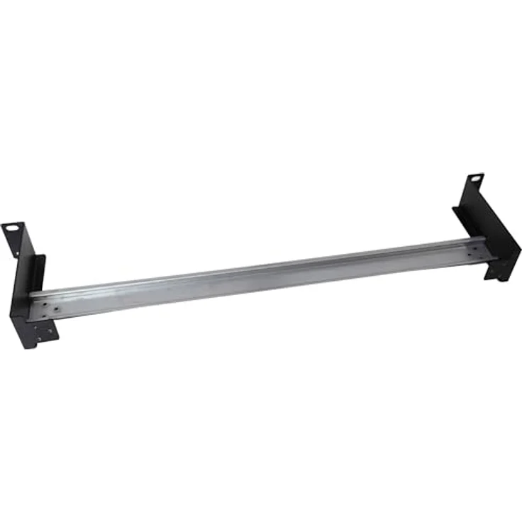 InLine Hutschiene 1HE für 19"-Rack, flexible Montage für horizontalen oder vertikalen Einbau, robuste Stahlkonstruktion, Modell 19106C – Bild 3