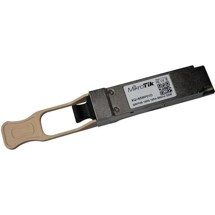 MikroTik XG+85MP01D, QSFP28-Modul für 100G mit 4x25 Gbit/s, Multimodus bis 100 m, 850 nm