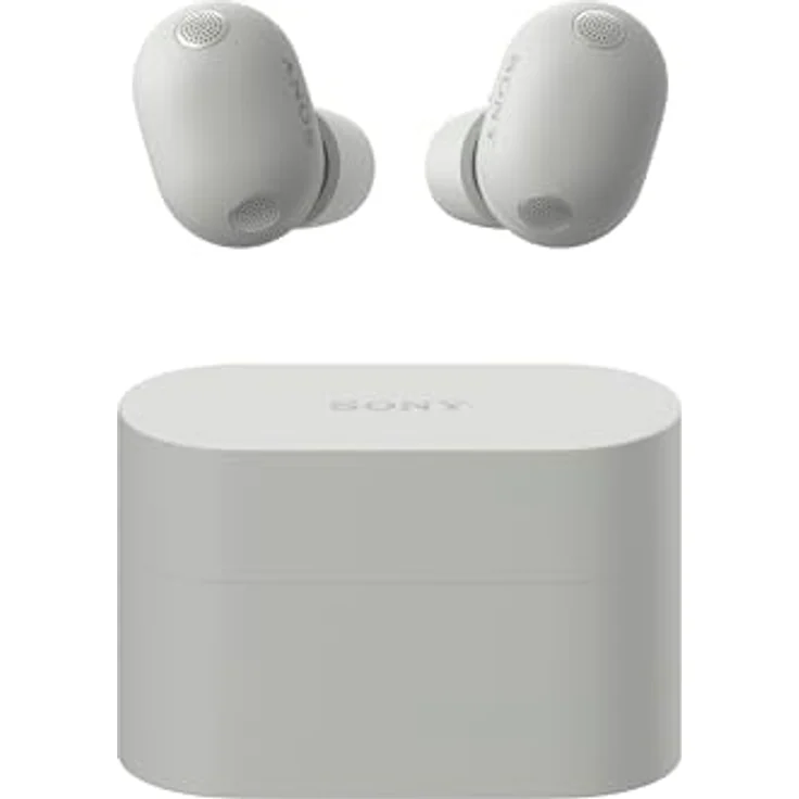 Sony WF-1000XM6, Kabellose Noise Cancelling In-Ear-Kopfhörer, Hi-Res Audio, 24 Std. Akkulaufzeit, IPX4, Silber – Bild 1