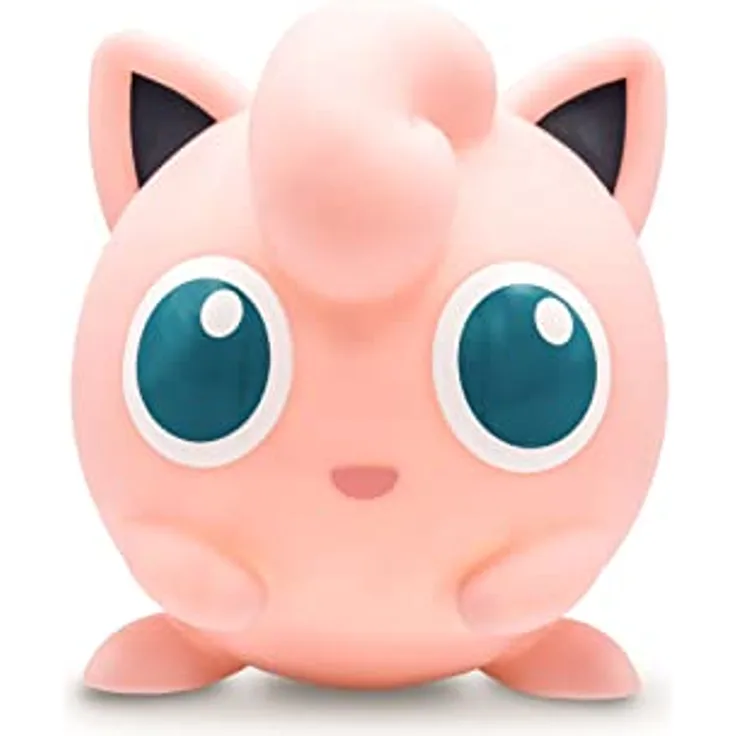 Teknofun 811362 Leuchtfigur Jigglypuff Pokemon Pummeluff LED Lamp-25CM, Pink