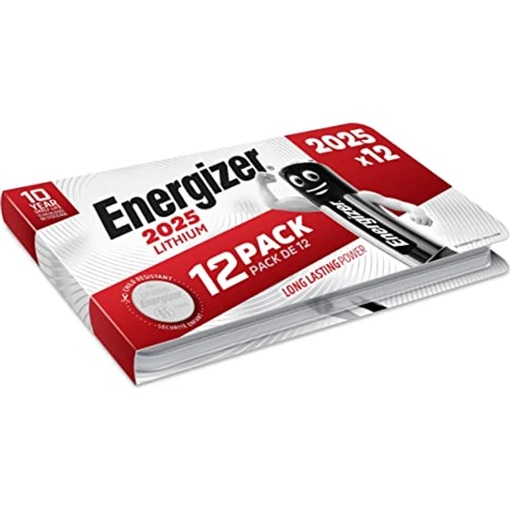 Energizer - Packung mit 12 Batterien CR2025/3 V Lithium – Bild 2