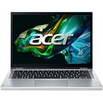 Acer Aspire 3 Spin (A3SP14-31PT-317T) Laptop Convertible Notebook | 14 WUXGA Display | Intel Core i3-N305 | 8 GB RAM | 256 GB SSD | Intel UHD-Grafik | Windows 11 | QWERTZ Tastatur | Silber