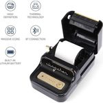 Niimbot B21, tragbarer Etikettendrucker mit 203 dpi, Bluetooth 4.0, Akku 1200 mAh, schwarz