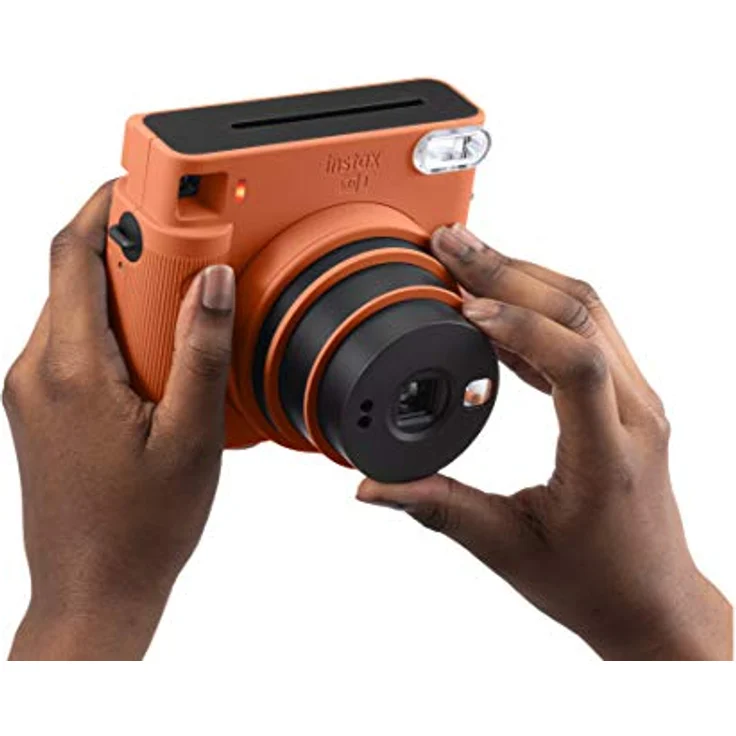 Fujifilm Instax SQUARE SQ1 terracotta orange EX D Sofortbildkamera + Fujifilm Instax SQUARE Film – Bild 6