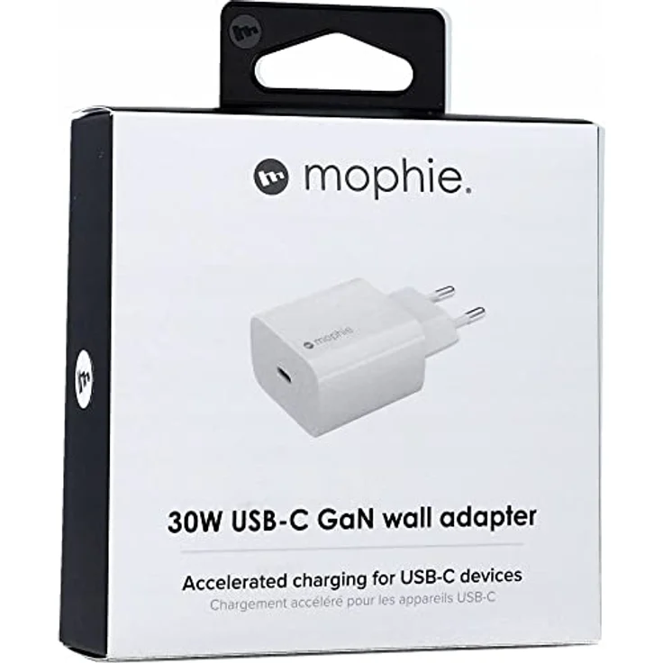 ZAGG mophie Netzteil 30 Watt PD (24 pin USB-C) weiß Europäische Union (409908422) – Bild 5