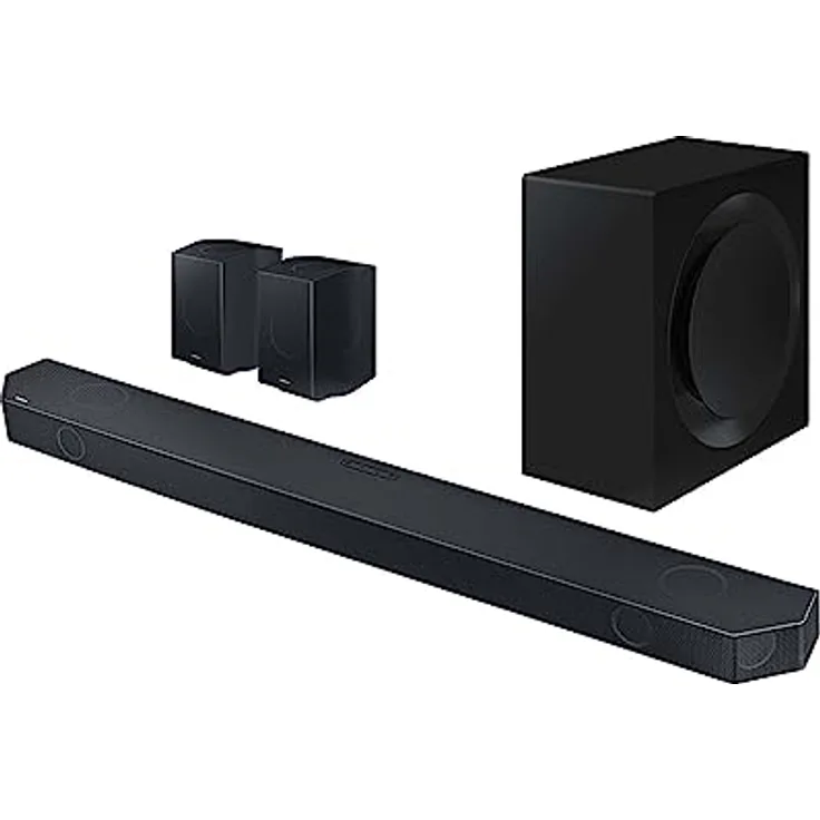 Samsung HW-Q990C/ZF Soundbar - Dolby Atmos, Q-Symphony Gen II, 11.1.4 Kanäle, SpaceFit Sound+ und kompatibel mit Sprachassistenten