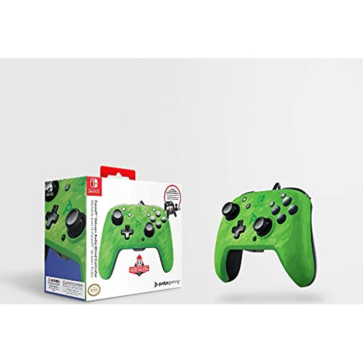PDP Faceoff Deluxe+ Audio Wired Controller Grün, Schwarz (500-134-EU-CM03) (Switch) – Bild 3