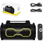 Overmax SOUNDBEAT Box Tragbarer Bluetooth-Lautsprecher 5.1, 50 W, Karaoke-Funktion, FM-Radio, 3600 mAh - Schwarz - Preisvergleich