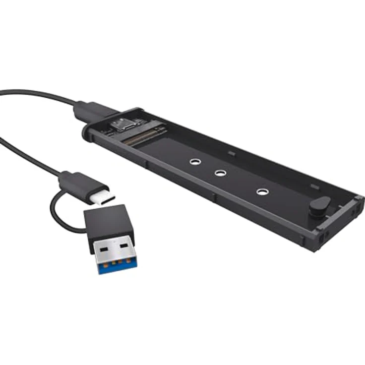Trust USB-C-Gehäuse für M.2 SSD, ideal zur Festplattenaufbewahrung – Bild 9