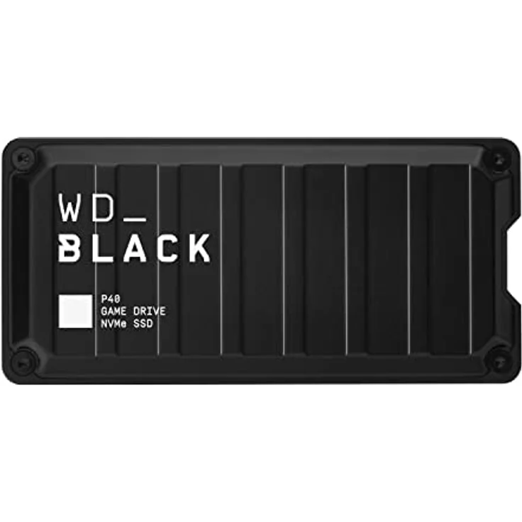 WD_BLACK P40 Game Drive SSD 500 GB externe SSD (WD_BLACK Dashboard, 2.000 MB/s Lesen, 1.950 MB/s Schreiben, SuperSpeed USB 3.2 Gen2x2, 5 Jahre Garantie) Schwarz - auch kompatibel mit PC, Xbox und PS5 – Bild 1
