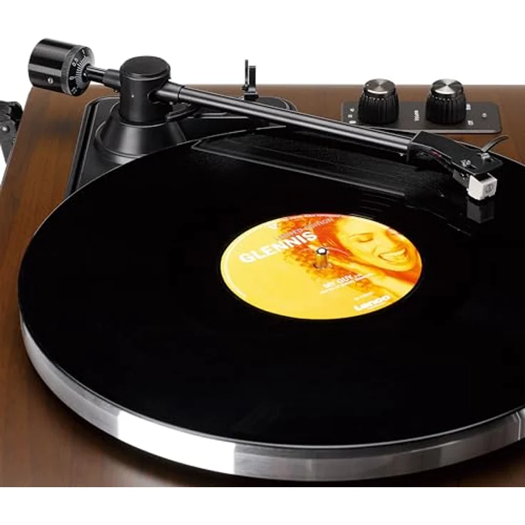 Lenco LS-470WA, Plattenspieler, Braun – Bild 2