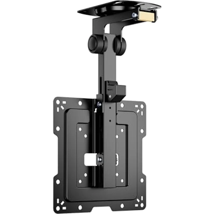 AISENS CT43S-187, Deckenhalterung drehbar und faltbar für Monitor/TV, max. Traglast 20 kg, 19-43 Zoll, Schwarz – Bild 2