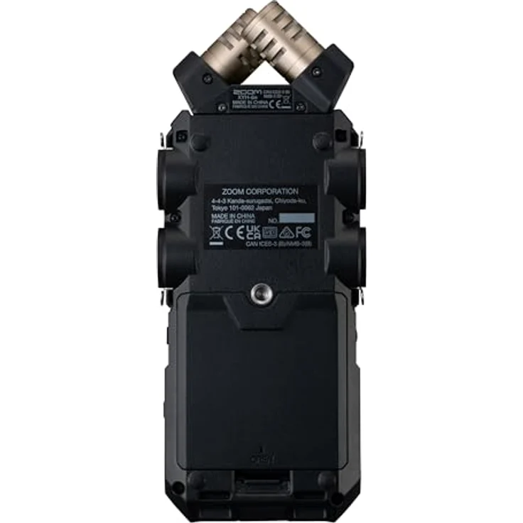 Zoom H6essential, Mobiler 6-Spur Audio-Recorder mit 32-Bit-Float-Aufnahme, X/Y-Mikrofon und USB-C Interface – Bild 3