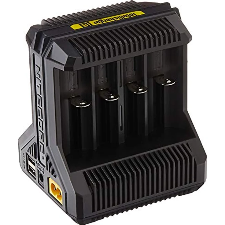 Nitecore i8-8-Schacht-Ladegerät für Li-Ion, NiMH und NiCd Akkus, schwarz, S – Bild 2