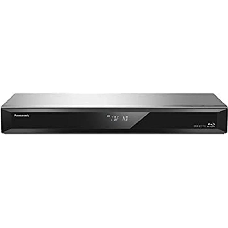 Panasonic DMR-BST765AG Blu-Ray Player und Recorder mit Twin HD DVB-S Tuner, 500 GB Festplatte, 4K Upscaling, Ultra HD, Simultanaufnahme, Smart Ready, Silber – Bild 1