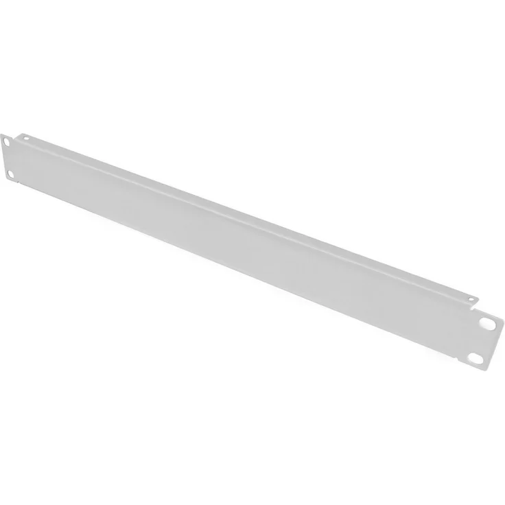 GOOD CONNECTIONS 19" Blindpanel, Metall, 1HE, Reinweiß (RAL9010), für saubere Schrankabdeckung