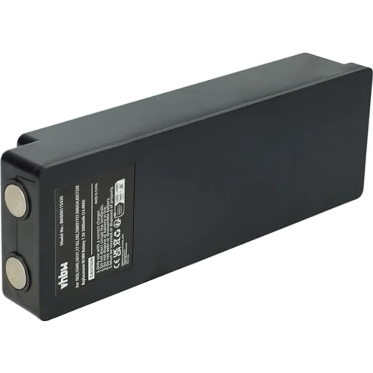 vhbw Akku kompatibel mit Scanreco Palfinger, Mini, Maxi, Marrel 500, HMF Industrie-Funkfernsteuerung, 2000 mAh, 7,2 V, NiMH, Schwarz – Bild 1
