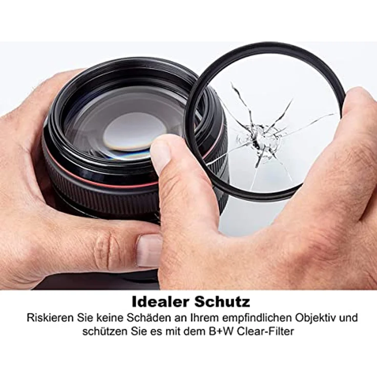 B+W Schutz-Filter, Clear Filter MRC Nano Master 67mm (16x vergütet, Slim, Premium) 1101525 Black – Bild 4