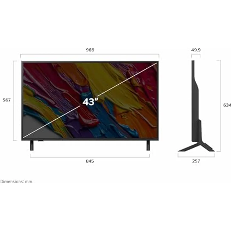 LG 43QNED82A6B, 43 Zoll 4K QNED AI TV mit α7 Gen8 4K AI Prozessor, webOS 25 und Filmmaker Ambient Mode – Bild 5