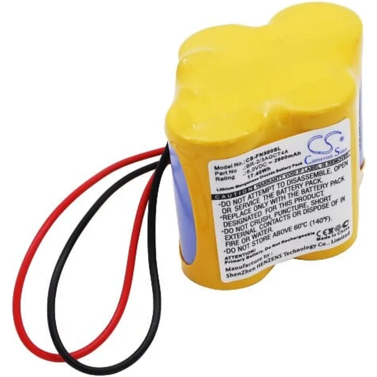 hückmann Panasonic Batterie-Pack PBR-2/3AGCT4A, 6V 2900mAh für Allen Bradley 1747 Steuerungen