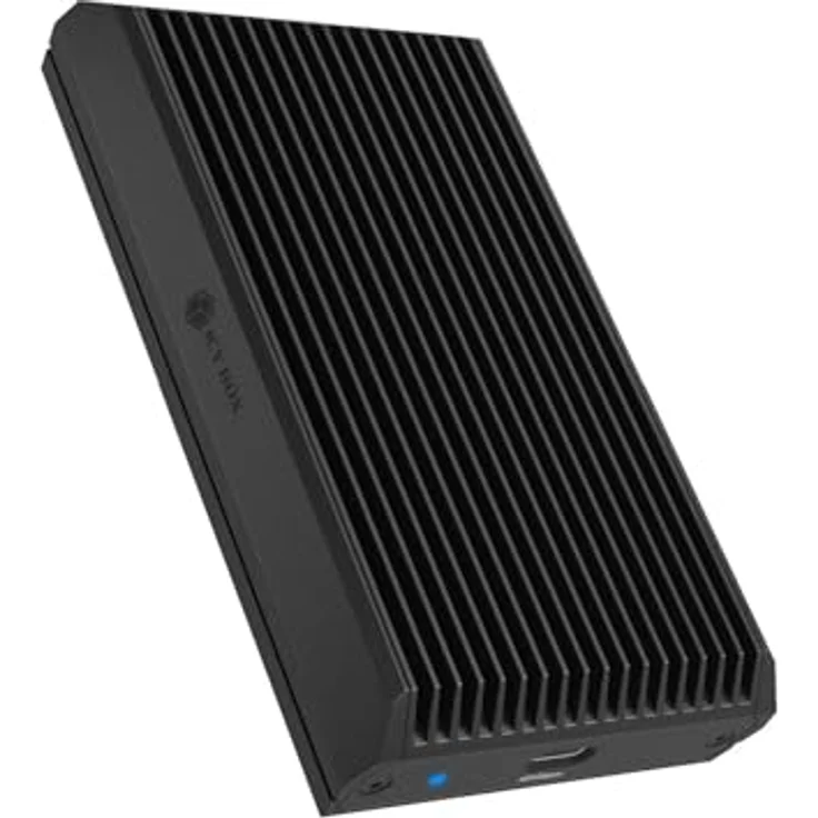 Icy Box IB-1920M-C42, M.2 Festplattengehäuse mit USB4® Technologie, bis zu 40 Gbit/s, Aluminium, effiziente Wärmeableitung – Bild 1