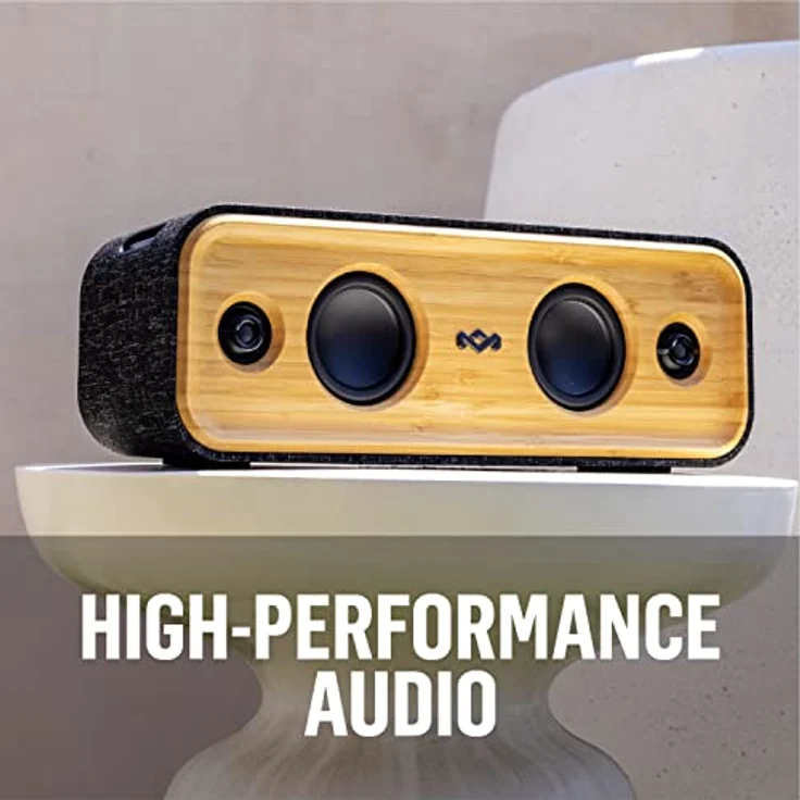 House of Marley Bluetooth-Lautsprecher Get Together 2 (20 h, Akkubetrieb), Bluetooth Lautsprecher, Gelb, Schwarz – Bild 6