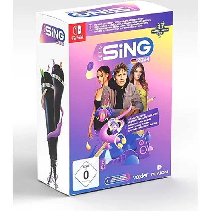 Let's Sing 2024 German Version (+ 2 Mics) (Nintendo Switch) – Bild 1