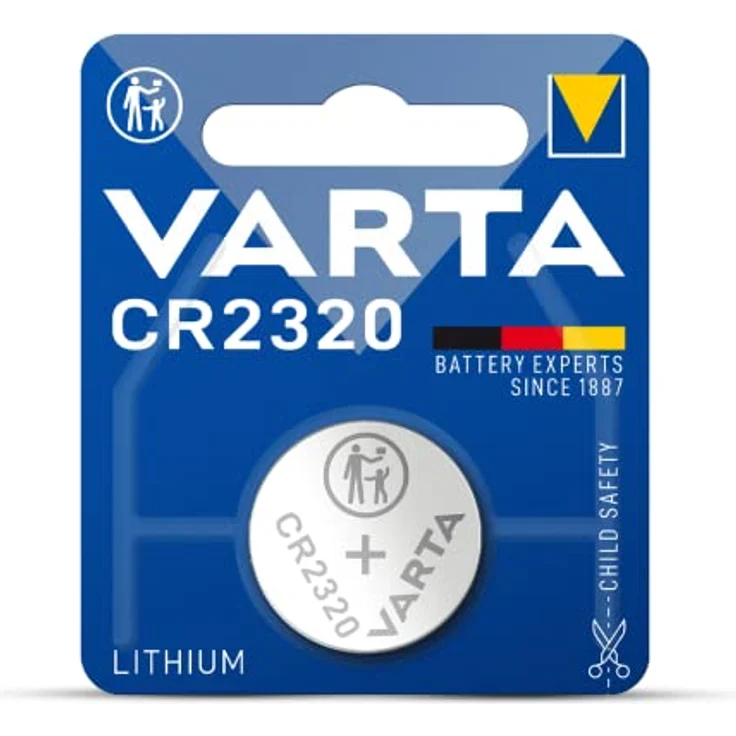 VARTA CR2320 Lithium Knopfzellen 3V Batterie in Original Blisterverpackung, 1er Pack – Bild 2