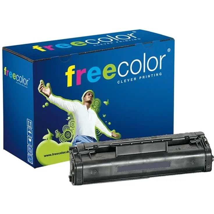 Clover FREECOLOR, Tonerpatrone Schwarz, kompatibel für Canon CFX-L3500 und MultiPASS L60, 160 g