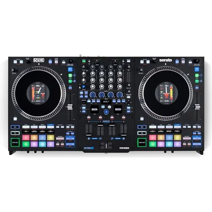 Rane PERFORMER 4-Kanal motorisierter DJ Controller - 7" Platters mit Displays, Precision Feel Fader, Stem-Split, Effekte, Serato DJ Pro Freischaltung - Robuste Metallverarbeitung – Bild 1