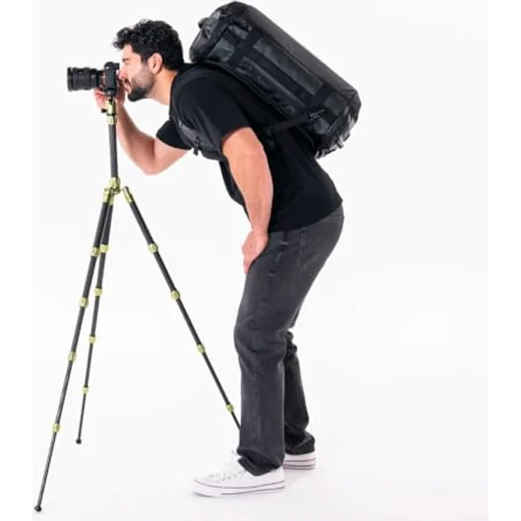 Wandrd Carryall Duffel, Fotorucksack und Kamera Schultertasche mit 40 l Volumen, Schwarz – Bild 2