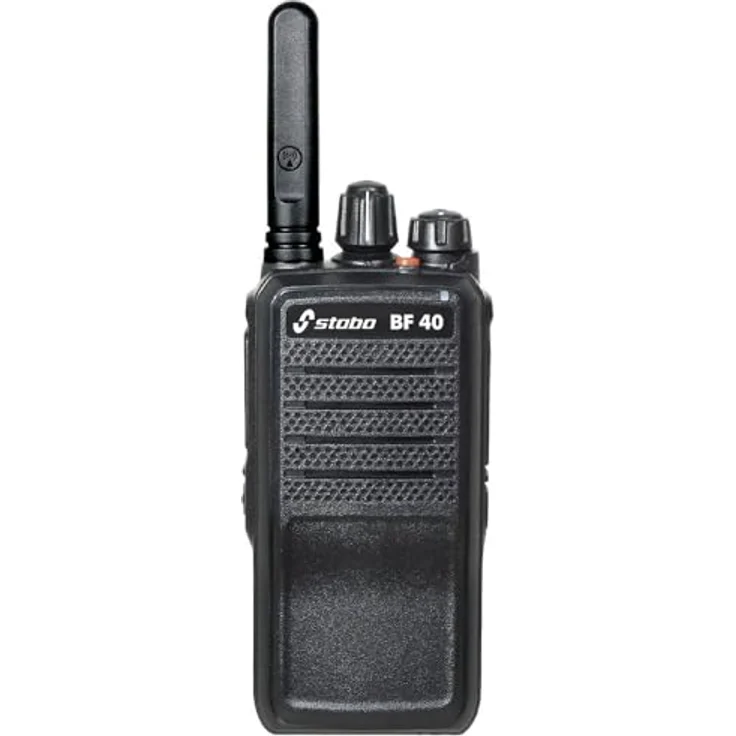 Stabo BF-40, tragbares UHF-Radio programmierbar 400-470 MHz, 16 Kanäle, IP54, 50 CTCSS/105 DCS, 2200 mAh Batterie