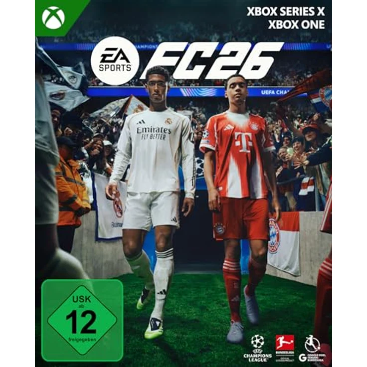Electronic Arts EA SPORTS FC 26 Standard Edition, Xbox Series X / Xbox One, authentisches Gameplay, Karriere- und Wettkampfmodi, Deutsch – Bild 1