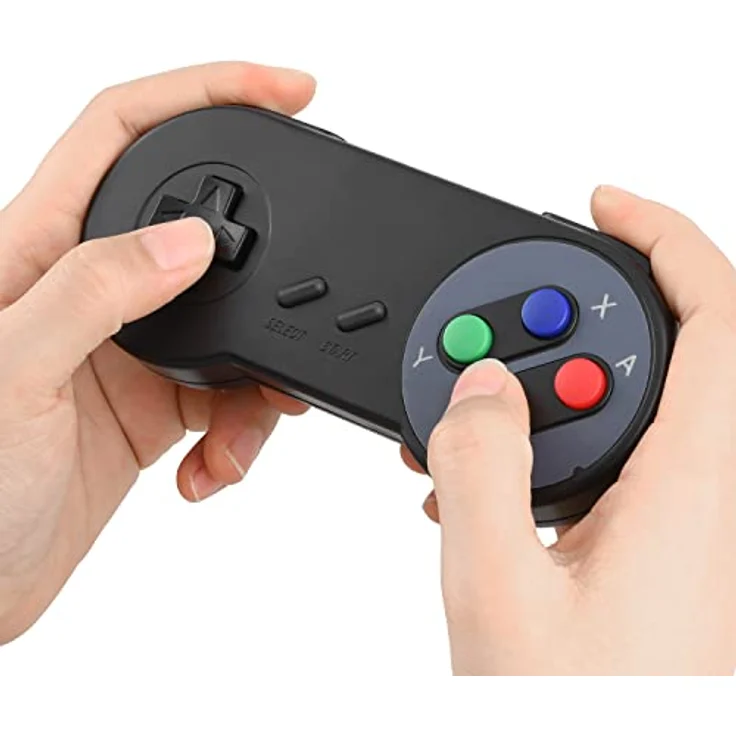 Rii Gaming GP100-2X USB Gamepad Controller, 2er Set, kompatibel mit PC (Windows, Mac, Linux) und Raspberry Pi, ideal für Retrogaming, 1,5 Meter Kabel, Plug-and-Play – Bild 2