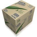 CALIMA® NATURAL PAPER Kopierpapier, Druckerpapier, TreeFree, ungebleicht, Upcycling aus 100% Zuckerrohr, nachhaltig, DIN A4 72g/m², naturfarben, (2500 Blatt = 5 Pakete à 500 Blatt), Recycling