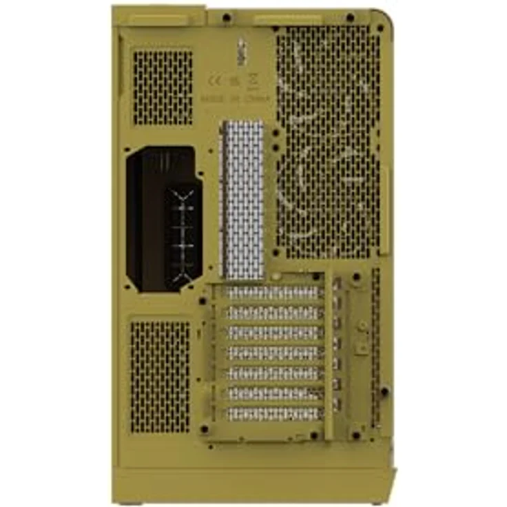 Thermaltake View 390 Air, Mid Tower Chassis mit zwei CT120 Lüftern, Butter Caramel Farbe, kompatibel mit Mini ITX, Micro ATX und ATX Mainboards – Bild 4