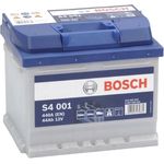 Bosch S4 001 Autobatterie 12V, 44Ah, 440A, wartungsfrei, rechte Schaltung