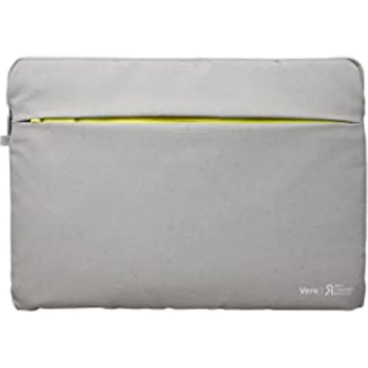 Acer Vero Sleeve (geeignet für bis zu 15,6 Zoll Notebooks: Universelle Schutzhülle, aus 100% RPET Material, Schutz vor Schmutz und Stoßschäden, extra Fronttasche) grau