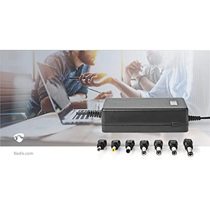 Nedis Universal Power Supply (36 W), Notebook Netzteil mit 7 Wechselsteckern, Schwarz – Bild 9
