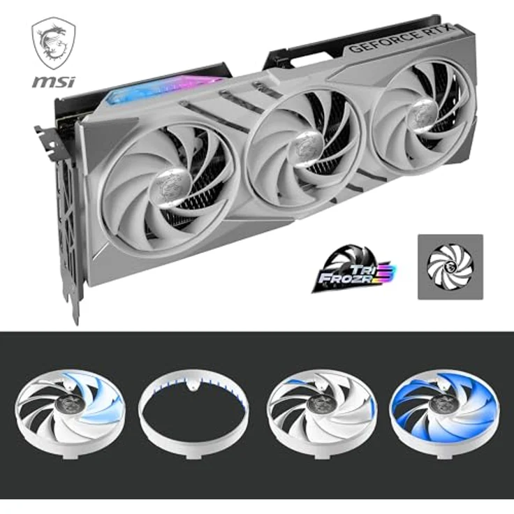 MSI GeForce RTX 4060 Ti Gaming X Slim White 16G – Bild 4
