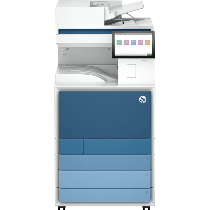 HP Color LaserJet Ent Flw MFP 8801dn, A3 Multifunktionsdrucker mit Duplex-Funktion und 4 Papierkassetten