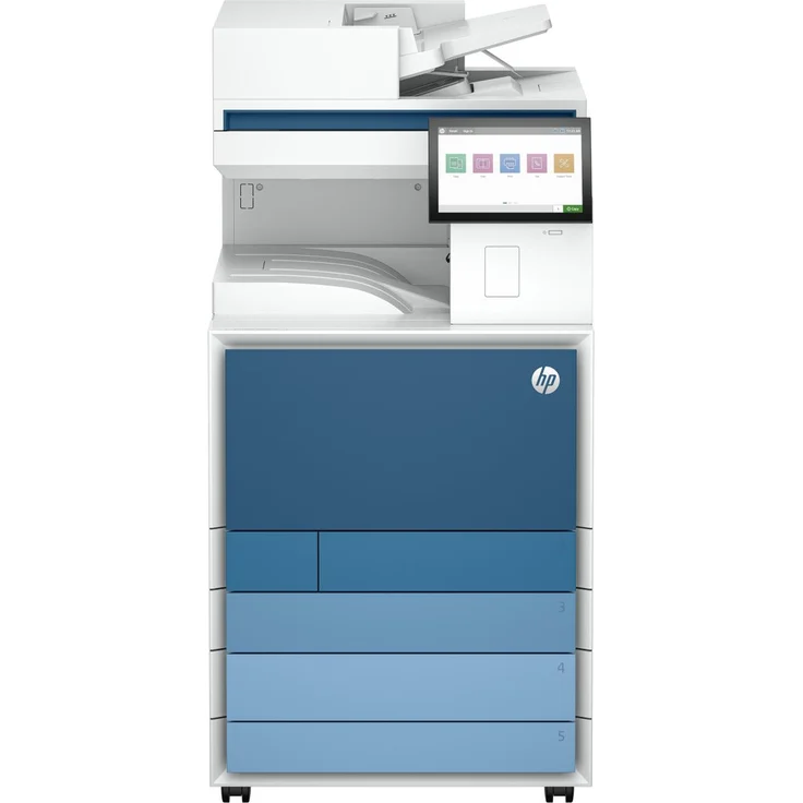 HP Color LaserJet Ent Flw MFP 8801dn, A3 Multifunktionsdrucker mit Duplex-Funktion und 4 Papierkassetten