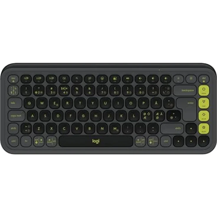 Logitech POP Icon Keys Mini, Kabellose Bluetooth Tastatur mit Scherenschaltern, QWERTY, Graphit – Bild 1