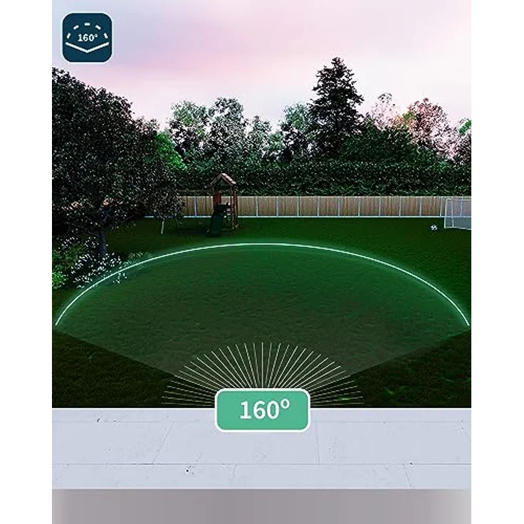 Arlo Pro 5 WLAN Überwachungskamera aussen, 2K UHD, 3er Set Weiß, Verbesserte Farbnachtsicht, 160° Blickwinkel, 2-Wege Audio, mit 30-tägigem Secure Plan Testzeitraum – Bild 4