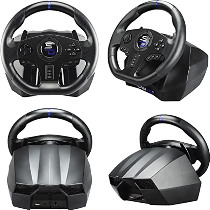 Subsonic Superdrive - Rennlenkrad SV750 Drive Pro Sport Lenkrâd mit Pedal, Shift und Vibration - Xbox Serie X/S, PS4, Xbox One, Switch, PC (programmierbar für alle Spiele) – Bild 4