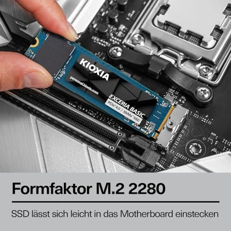 KIOXIA EXCERIA Basic 2TB M.2 2280 NVMe SSD, PCIe 4.0, bis zu 7300/6800 MB/s Lesen/Schreiben, internes Laufwerk für Notebook, Laptop, Desktop-PC – Bild 4
