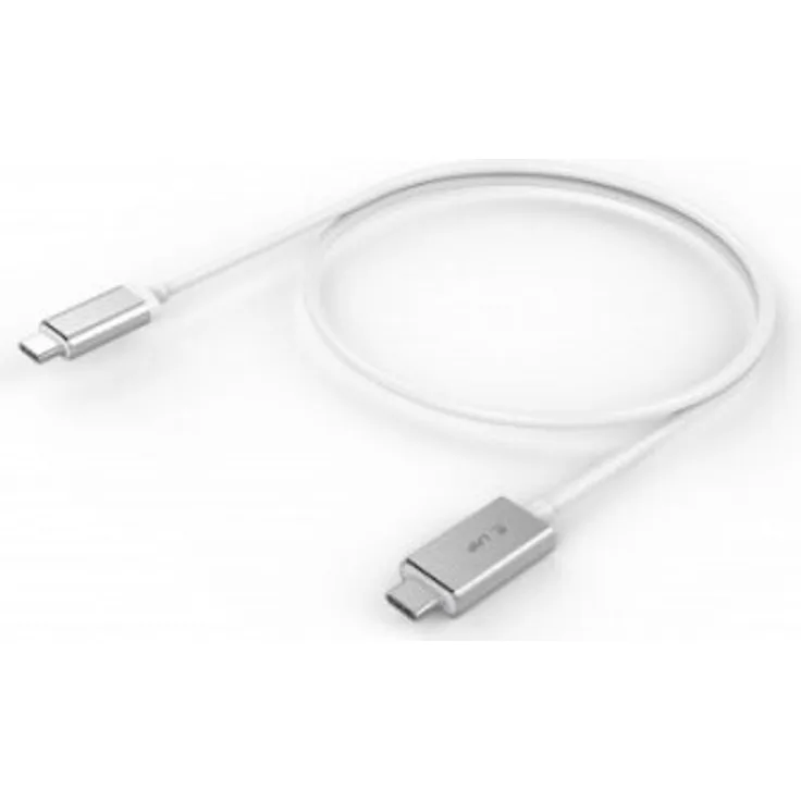 LMP 17463 USB-C Ladekabel, 3 m, magnetischer Sicherheitsanschluss, bis zu 100 W, Silber
