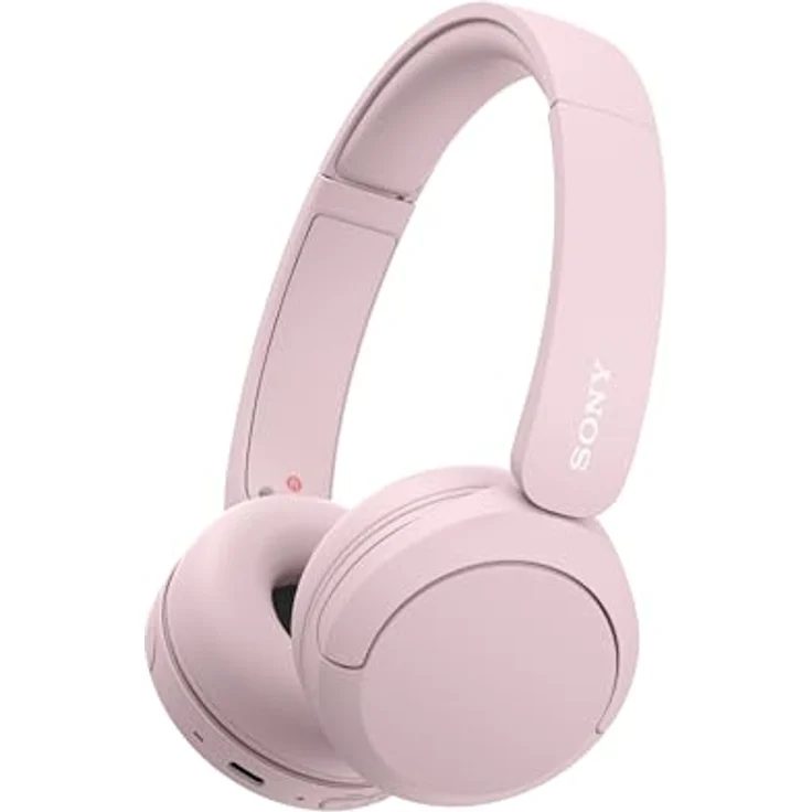 Sony WH-CH520 Kabelloser Bluetooth On-Ear-Kopfhörer, hohe Klangqualität, bis zu 50 Stunden Akkulaufzeit, Rosa – Bild 1